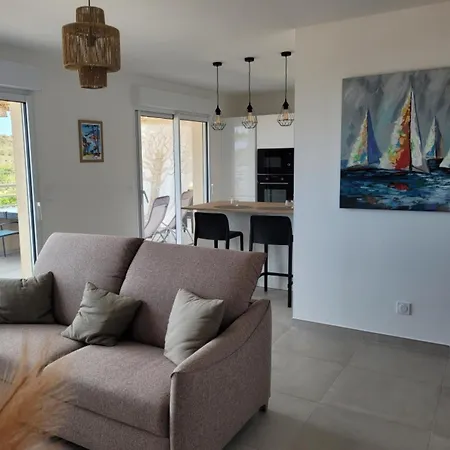 Apartmán Beau T3 Dernier Etage Calme Vue A Pied 6 Pers *