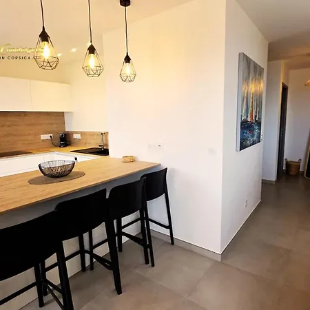 Beau T3 Dernier Etage Calme Vue A Pied 6 Pers * Favone