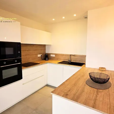 Apartment Beau T3 Dernier Etage Calme Vue A Pied 6 Pers Favone