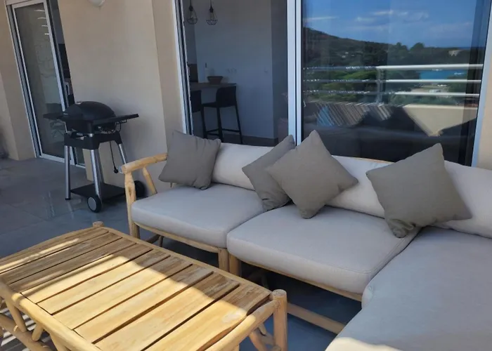 Appartement En Corse Du Sud T3 4 Pers Vue Mer, A Pied